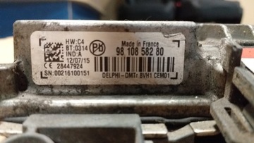 PEUGEOT CITROEN JEDNOTKA ŘÍZENÍ MODUL START STOP 9810858280