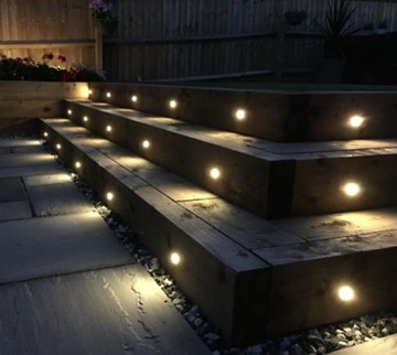 Светодиодная лампа, водонепроницаемая IP67, встроенная, 12 В/0,5 Вт