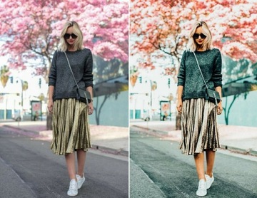 Lightroom ПРЕДВАРИТЕЛЬНЫЕ фильтры Instagram Facebook