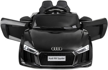 АККУМУЛЯТОРНЫЙ АВТОМОБИЛЬ AUDI R8 SPYDER ДЕТСКИЙ АВТОМОБИЛЬ ПУЛЬТ ДИСТАНЦИОННОГО УПРАВЛЕНИЯ LED РАДИО EVA