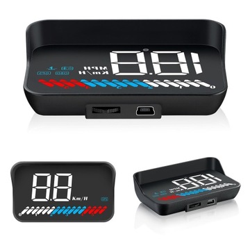 ДИСПЛЕЙ LED LCD HUD ПРОЕКТОР OBD2 GPS USB M7
