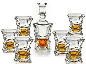 ZESTAW KRYSZTAŁOWY DO WHISKY BOHEMIA X-LADY