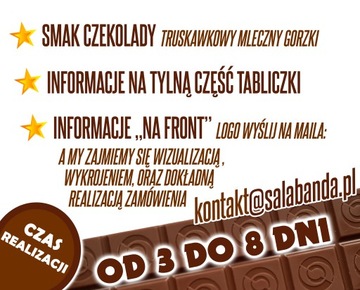 50 шт. НАПЕЧАТАЙТЕ СВОЙ ЛОГОТИП В ШОКОЛАДЕ ЯРМАРКА НА ДЕНЬ СВЯТОГО ВАЛЕНТИНА