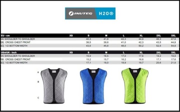 Охлаждающий жилет BASIC silver XL Inuteq H2O