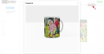 FOTO Kubek szary KOMUNIA DLA CHRZESTNYCH KREATOR