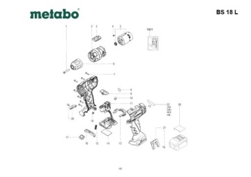 METABO Сверлильный механизм BS 18 L 02321000