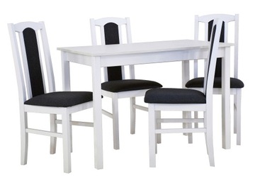 stół max z 4 krzesłami, stoły i krzesła, krzesła