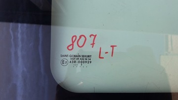 SKLO (OKNO) KAROSERIE LEVÝ ZADNÍ PEUGEOT 807