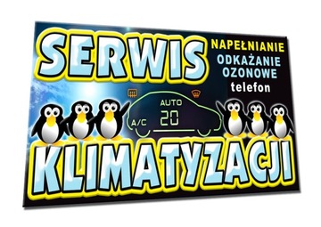 BANER 2x1 AUTO SERWIS KLIMATYZACJI sprężarka gaz