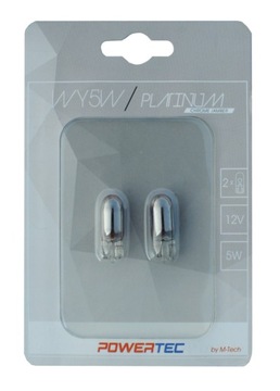 Żarówki kierunkowskazu WY5W T10 12V Chrome Amber