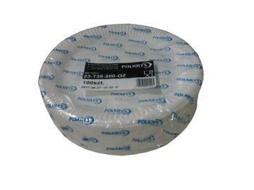 Talerz Papierowy 23 cm /100 szt. Polkrys