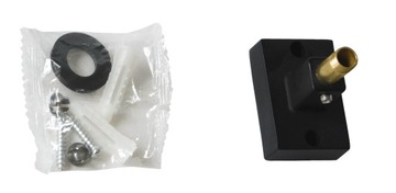 Смеситель для душа, термостат для тропического душа BLACK SHOWER SET ESTIVA