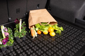 Коврик в багажник, материал: Резина, 1 шт., цвет: Черный. Подходит: TOYOT.