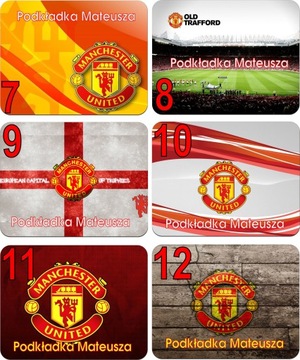 КОВРИК ДЛЯ МЫШИ MANCHESTER UNITED + НАЗВАНИЕ