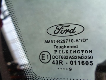FORD C-MAX II MK2 SKLO (OKNO) RYCHLA PRAVÁ ORIGINÁLNÍ