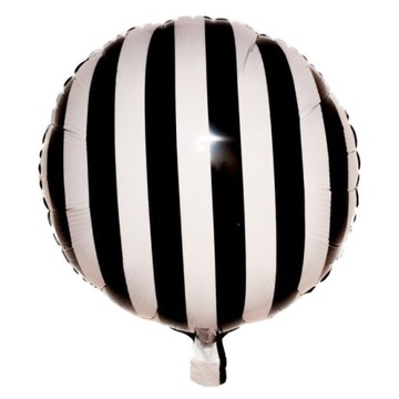 Kula w paski Elegancki balon na urodziny, wesele
