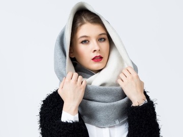 ZIMOWY komin DRESOWY z zapinką Pracownia Zolla