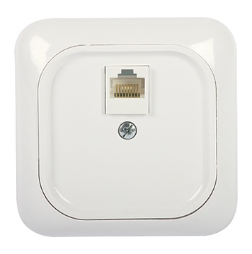 Gniazdo komputerowe GMK-M8-1 pojedyncze RJ45 SATEL