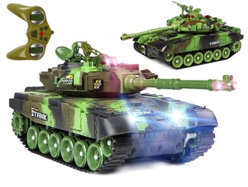 CZOŁG ZDALNIE STEROWANY DUŻY WAR TANK 9995 LED