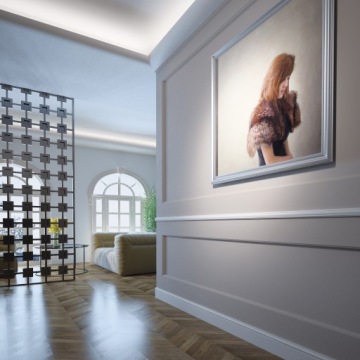 LISTWA NAŚCIENNA LPC-02 Creativa. Ścienna 4 cm