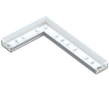 АЛЮМИНИЕВЫЙ ПРОФИЛЬ ДЛЯ СВЕТОДИОДНОЙ ЛЕНТЫ LED D 2м СЕРЕБРЯНЫЙ