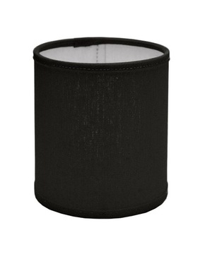 Klosz Abażur Owal PCV Czarny 26x26x20 cm