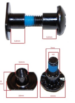 Винт крепления ремня для сноуборда M5/M7 bo184