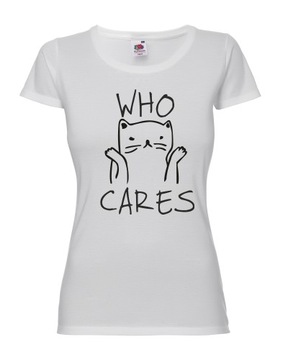 ЖЕНСКАЯ ЗАБАВНАЯ ФУТБОЛКА С КОШКОЙ ДЛЯ ДЕВОЧКИ М