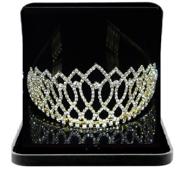 DIADEM d1 ŚLUBNY ZŁOTY WESELNY nr 169