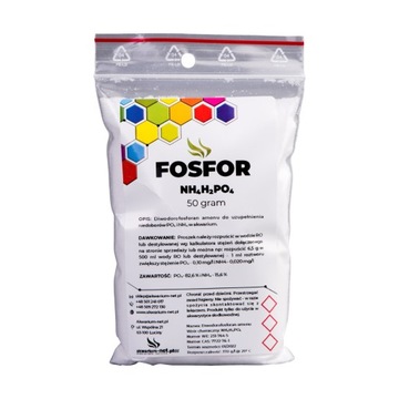 FOSFOR - NH4H2PO4 50 g (CZYSTY DO 99,9%)
