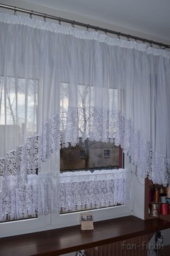 Кружево GUIPURA, БЕЛОЕ, 30 см