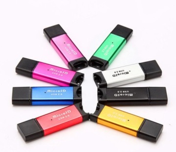 Устройство чтения карт памяти Micro SD/SDHC/SDXC с высокоскоростным металлическим интерфейсом USB 2.0 G8