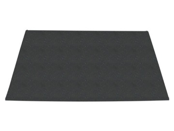 blacha przed kominek stal grafit 80x50cm B