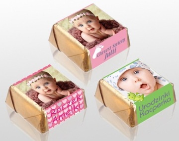 10 шт ФОТО Шоколадные конфеты Спасибо на День Рождения