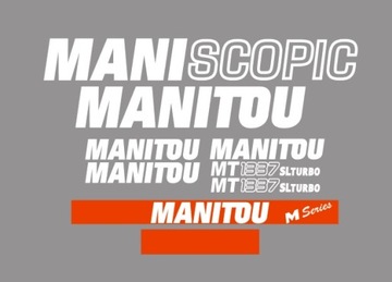 Naklejki oklejenie MANITOU MANISCOPIC MT 1337 SL