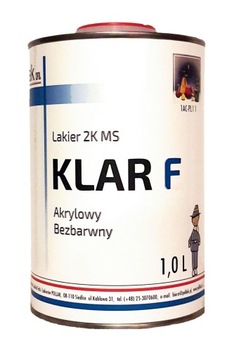 BARDZO SZYBKI Lakier Bezbarwny Klar F + Utw 1,5 L