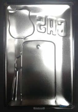 МЕТАЛЛИЧЕСКИЙ ПОСТЕР 3D 20x30см МАРШРУТ 66 ПОДАРОК