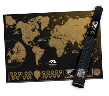 VIP-скретч-карта + набор золотых алюминиевых рамок