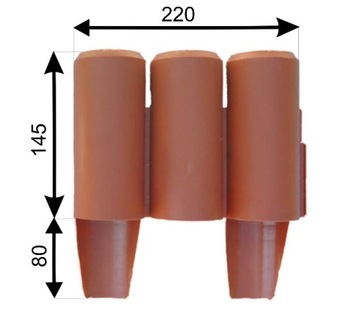ТОЛСТЫЙ САДОВЫЙ ЧАЛИСАД, 2,2 метра, ВЫГРАНЕННЫЙ КРАЙ