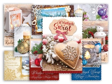 ОТКРЫТКА РОЖДЕСТВЕНСКИЕ ПРАЗДНИКИ 1 ШТ.