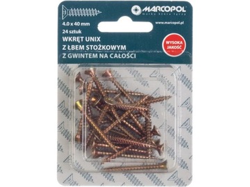 WKRĘT uni z łbem stożkowym 4x20mm opak. 35szt