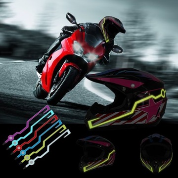 СВЕТОДИОДНОЕ ОСВЕЩЕНИЕ ШЛЕМА МОТОЦИКЛА ТЮНИНГ МОТОЦИКЛА