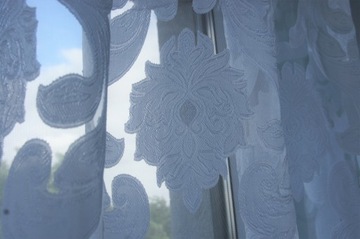 ЖАККАРДОВАЯ ШТОРА СЕРАЯ АППЛИКАЦИЯ Рельефный узор БОГАТЫЙ УЗОР ОРНАМЕНТ