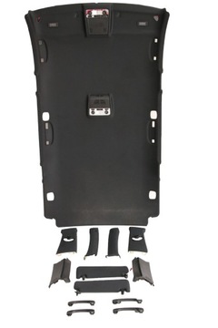 BMW E91 PODSUFITKA CZARNA M-PAKIET, SŁUPKI KOMPLET