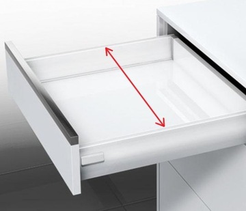 ТАРЕЛКА-ВСТАВКА ДЛЯ ЯЩИКА BLUM 60см, БЕЛАЯ, ВЫРЕЗНАЯ