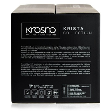 Krosno Krista Бокалы для красного вина 220мл