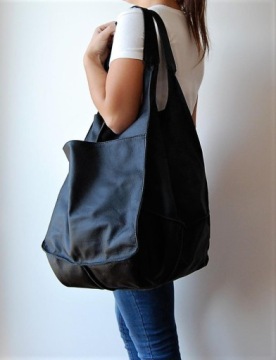 БОЛЬШАЯ СУМКА ИЗ НАТУРАЛЬНОЙ КОЖИ