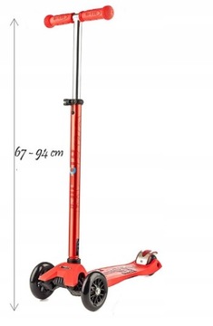 HULAJNOGA MAXI MICRO DELUXE 3 KOŁOWA REGULOWANA