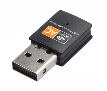WIFI USB AC 600 Мбит/с сетевая карта 2 ГГц+5 ГГц
