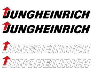 Наклейки для погрузчиков с надписью JUNGHEINRICH 40 см